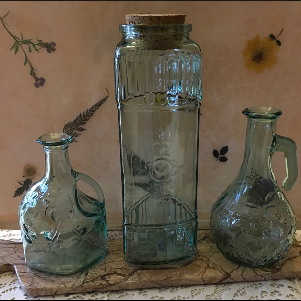 Vintage Green Class containers